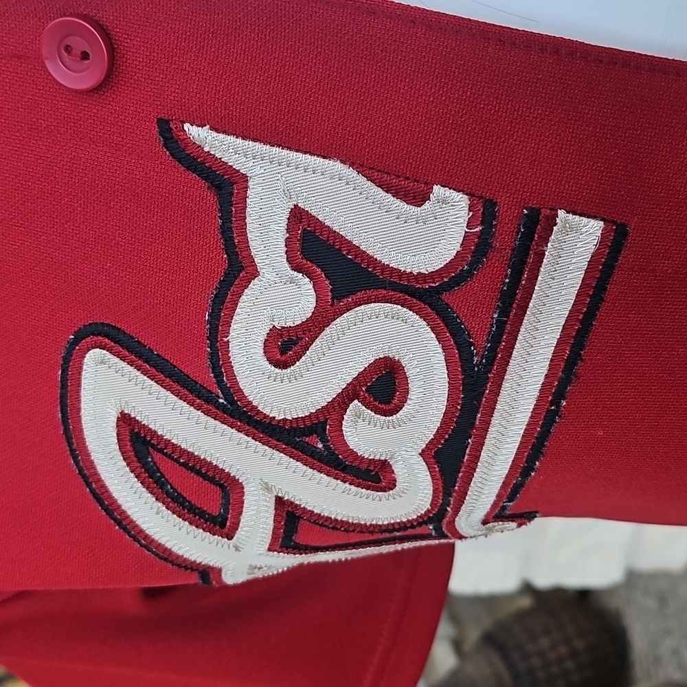 Vintage Majestic Brick Red ASTROS Embroidered Baseball Jersey Size M - Picture 3 of 14